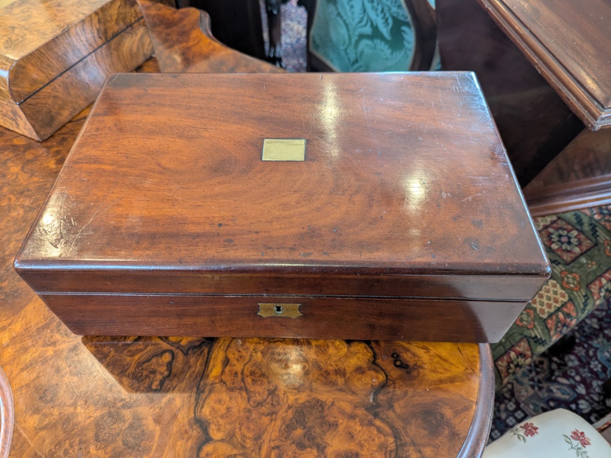 Victorian Mahogany Writing Slope
